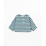 Play up striped jersey sweater cyanotype