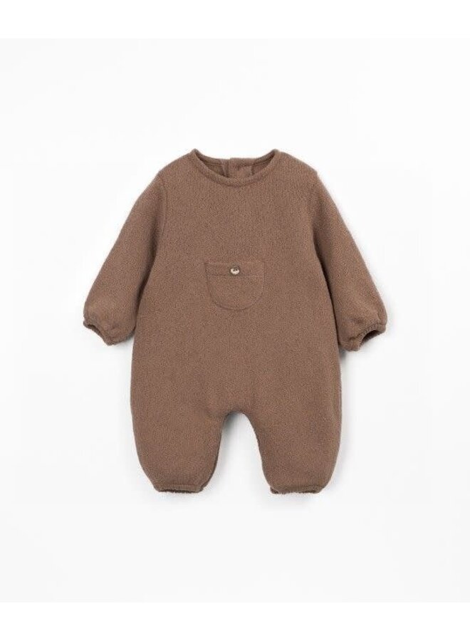 Play up jersey jumpsuit tufting