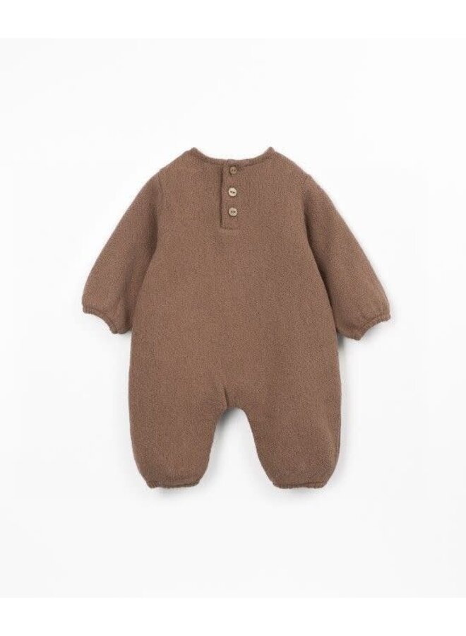 Play up jersey jumpsuit tufting