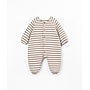 Play up striped flamé jersey jumpsuit drawing