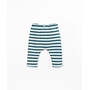 Play up striped jersey leggings cyanotype