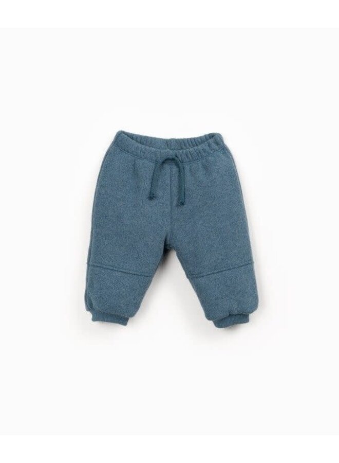 Play up fleece trousers cyanotype