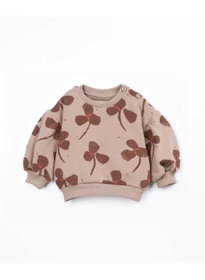Play up printed fleece sweater drawing