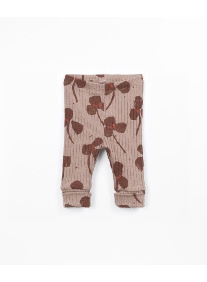 Play up printed rib leggings drawing