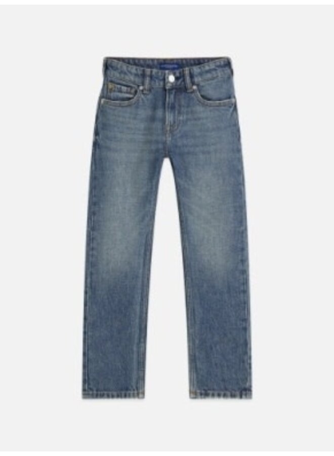 S&S dean loose tapered fit jeans finished touch
