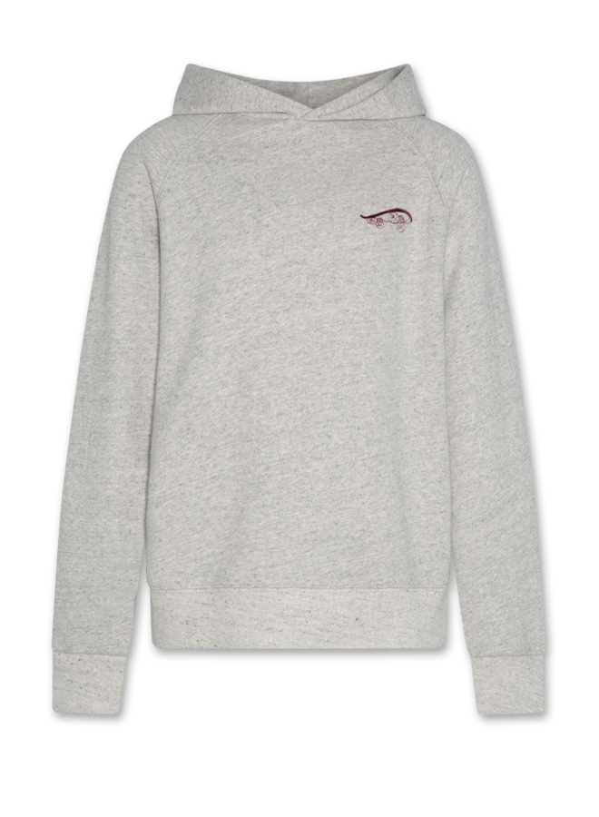 AO76 lenny hoodie crew grey melange