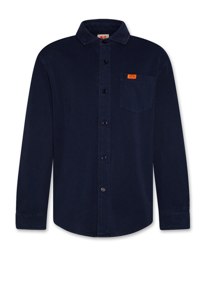 AO76 dan shirt belgian classic navy