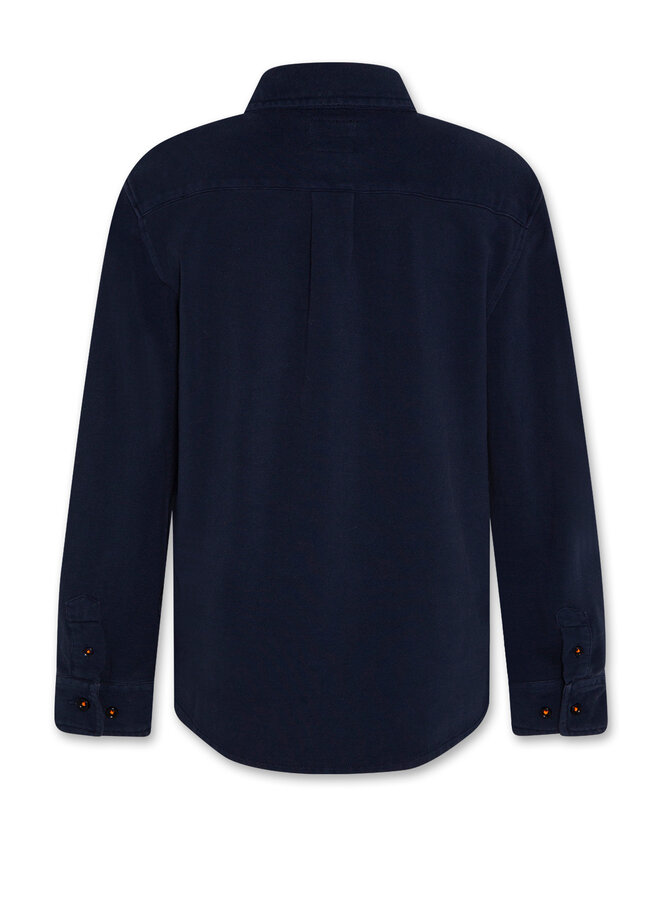 AO76 dan shirt belgian classic navy