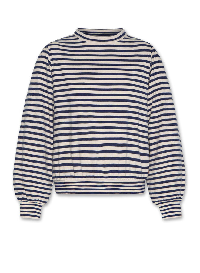 AO76 sol t-shirt stripe indigo