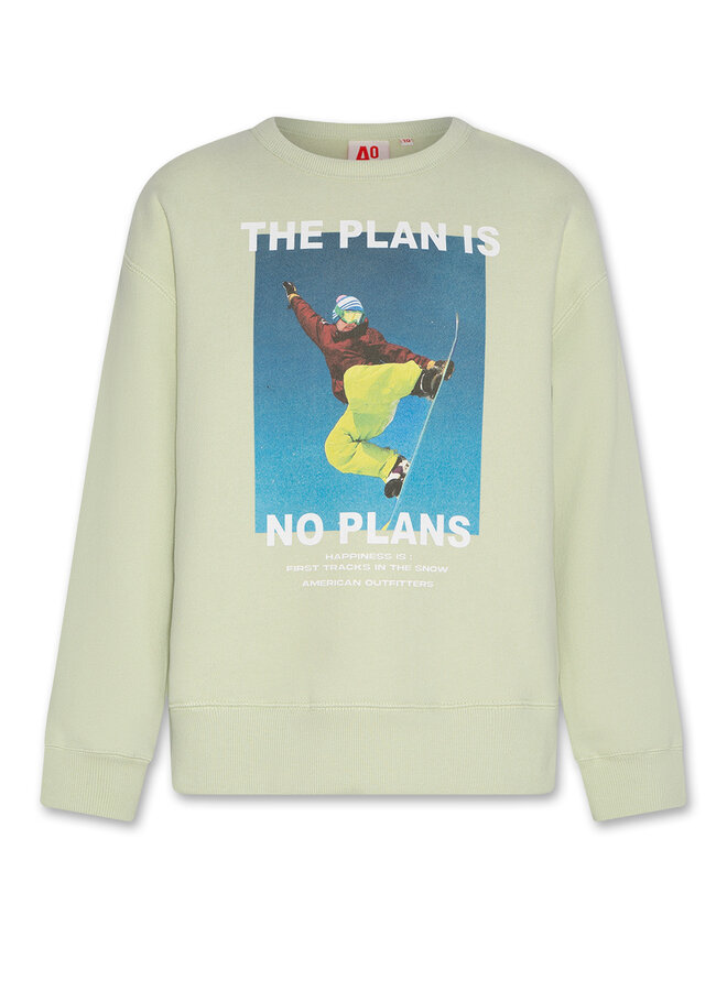 AO76 oscar sweater snowboard green