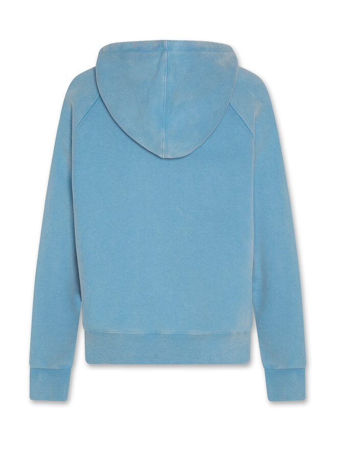 AO76 lenny hoodie logo sky blue