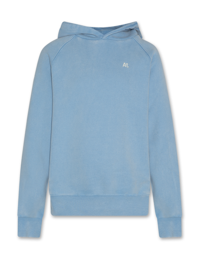 AO76 lenny hoodie logo sky blue