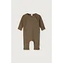 Gray label baby suit with snaps gots woody