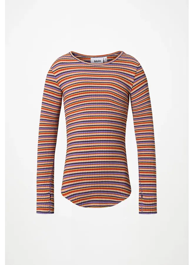 Molo rochelle purple flame stripe