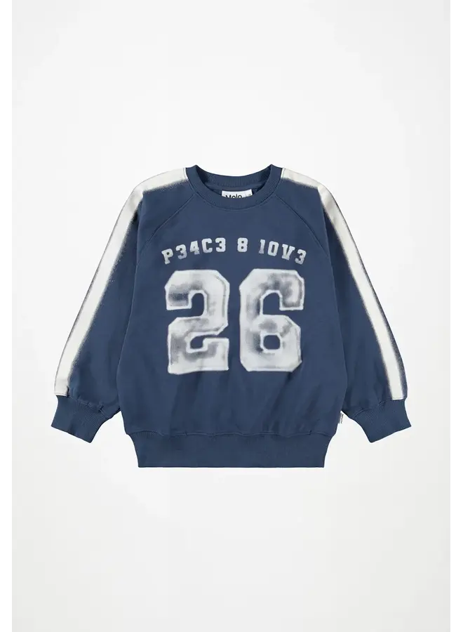 Molo monto sweatshirt spray numbers