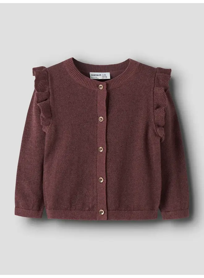 Name it fabinne knit glitter wild ginger