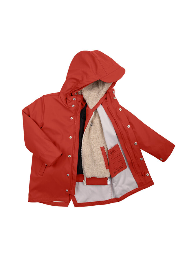 Gosoaky snake pit 3 in 1 jacket valliant poppy red