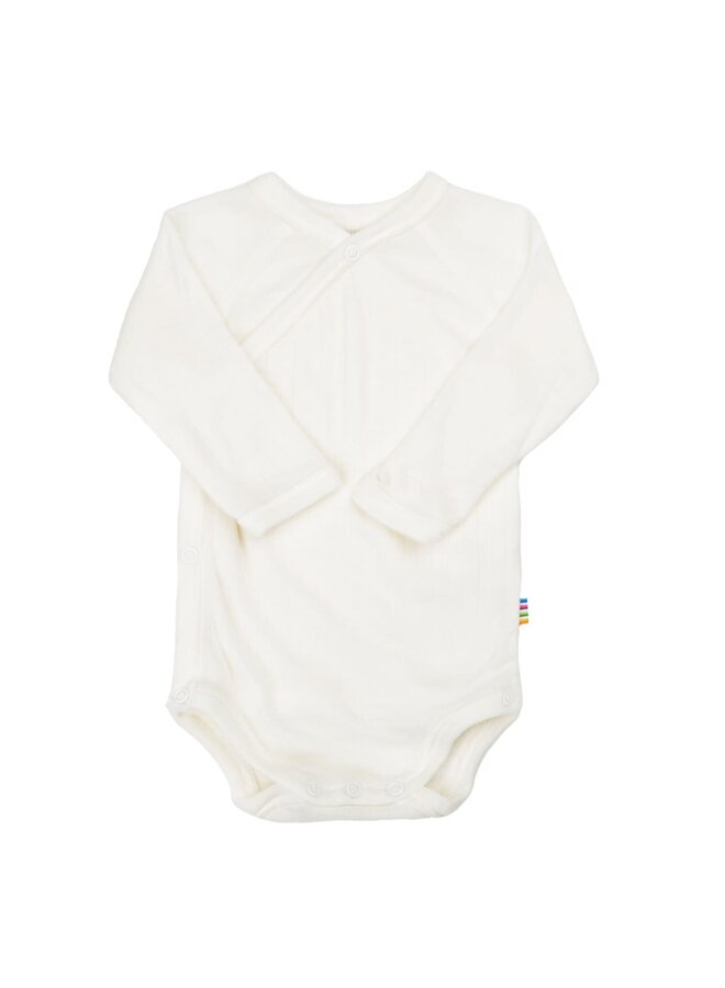 Joha merino wol wikkel romper off white