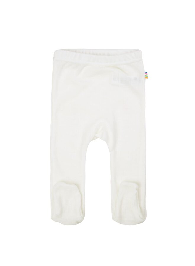 Joha merinowol legging met voetje off white