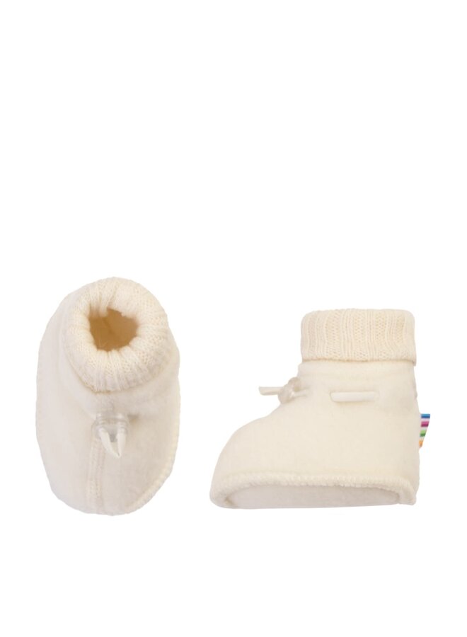 Joha wolfleece slofjes nature