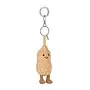 Jellycat peanut key chain bag charm