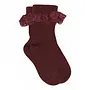 Mp lea socks lace wol wine red