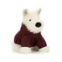 Jellycat munro scottie dog ' winter jumper '