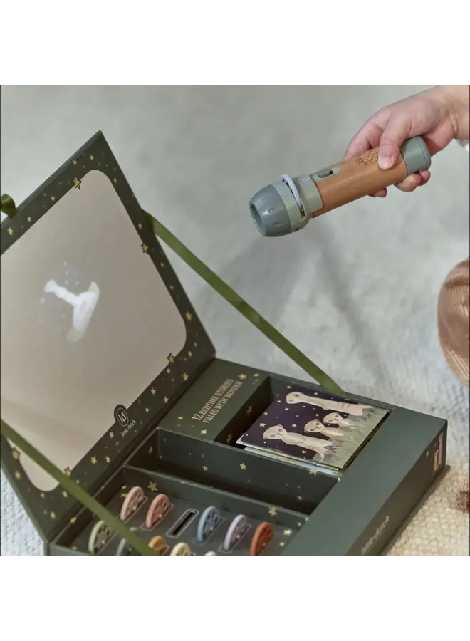 Little dutch verhalen projector zaklamp groen