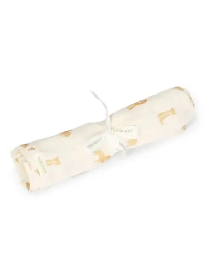 Little dutch swaddle 120x120cm safari leo