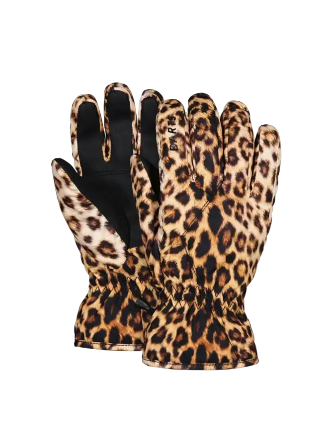 Barts skigloves print brown