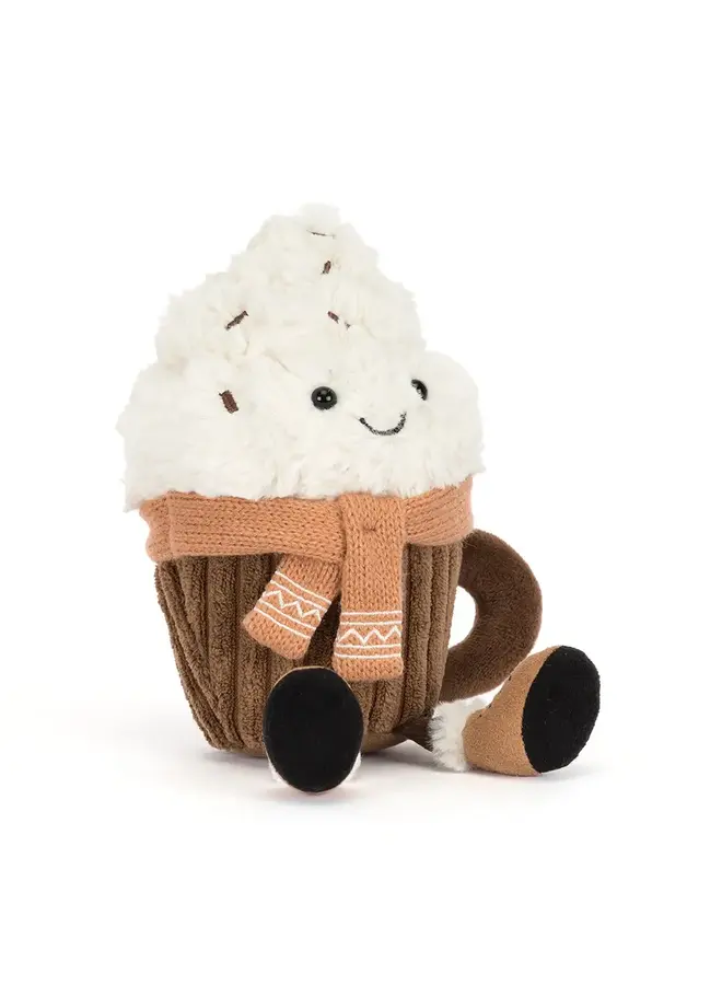 Jellycat amuseables scarffles hot chocolate