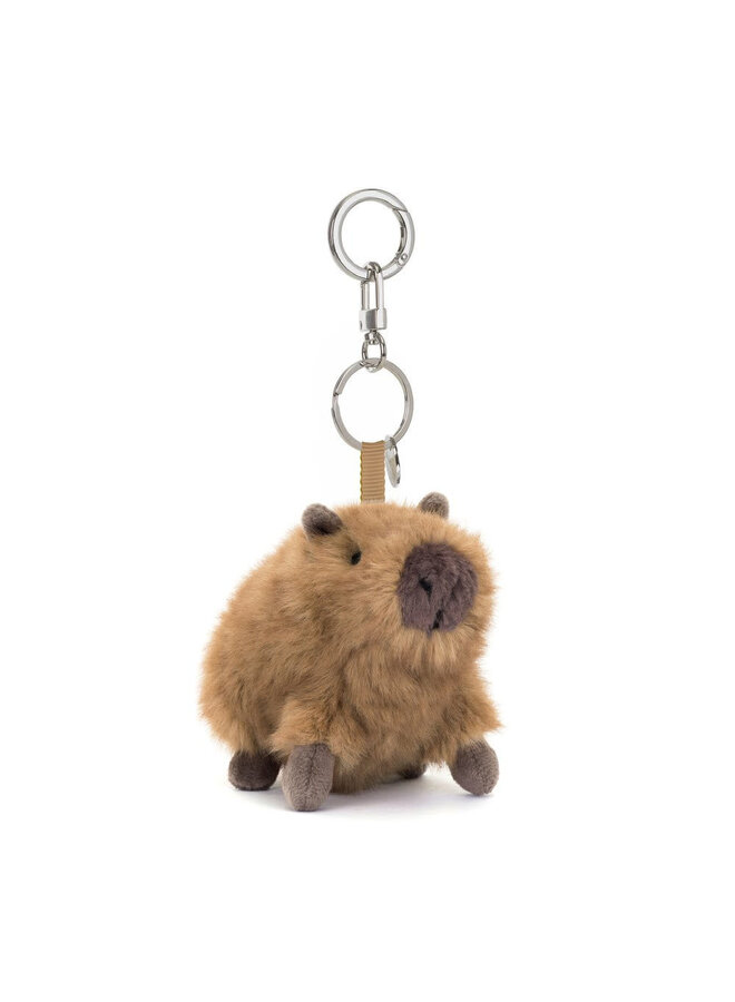 Jellycat clyde capybara key chain bag charm