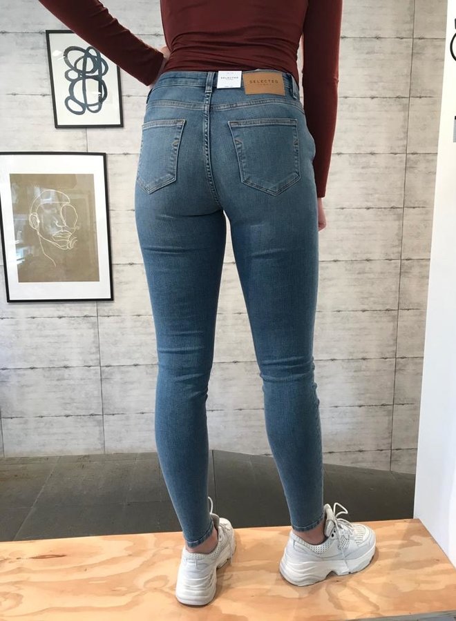 SF ida skinny jeans NOOS mid blue