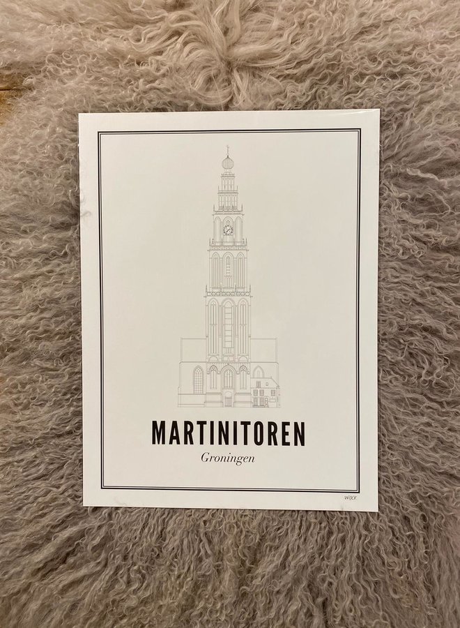 Wijck print martinitoren A4 21x30 (klein)