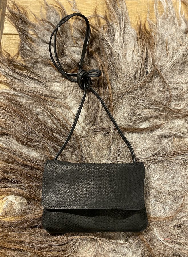 BY BAR julie snake bag black