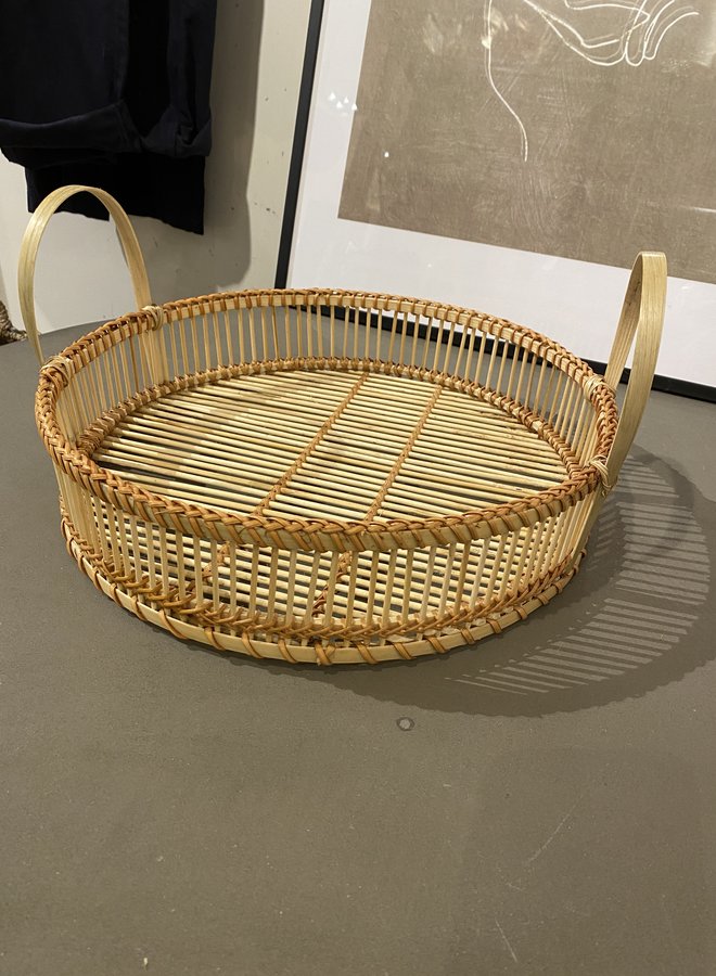 Bloomingville bamboo dienblad GROOT dia 45 cm