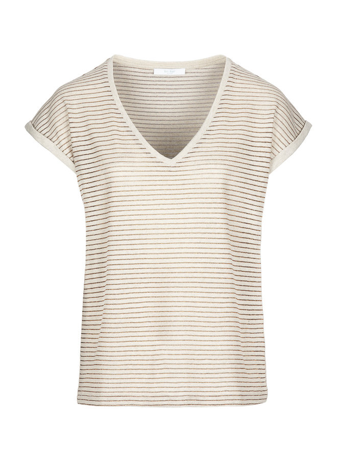 By Bar mila top stripe sand