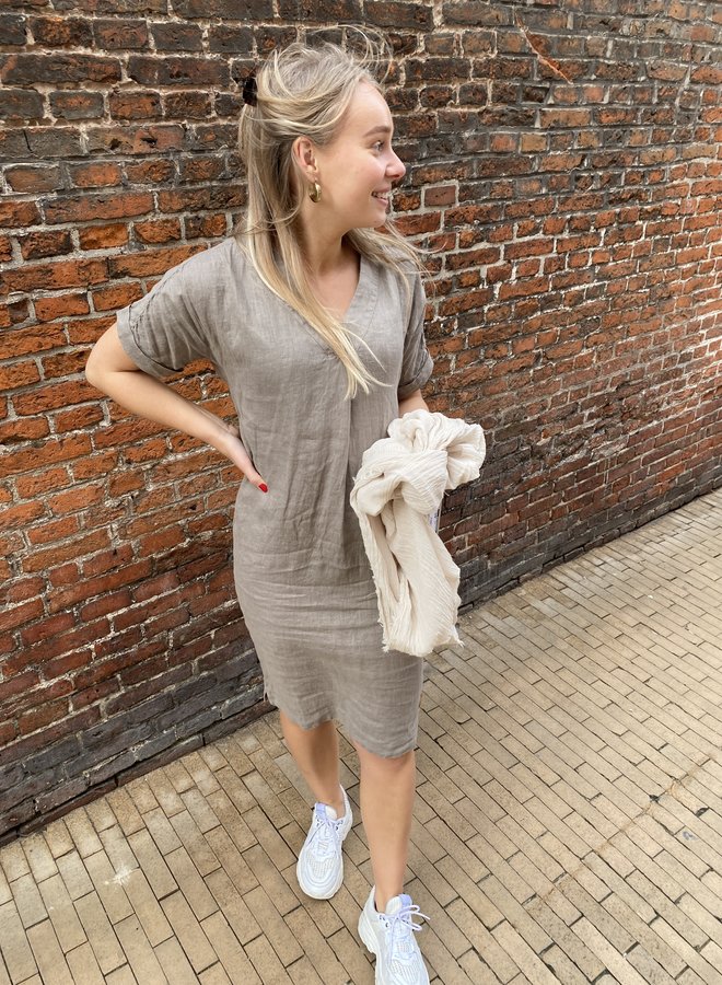 Moscow dress taupe