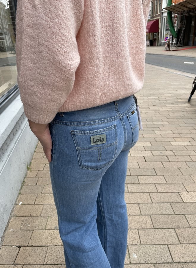 Lois new sia wide jeans stone