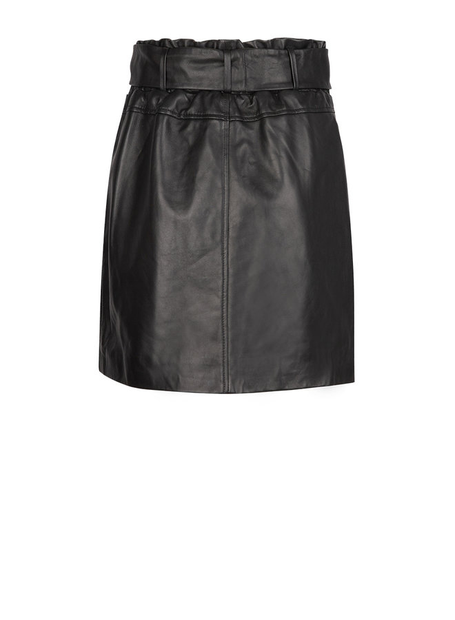 Dante6 kathy leather skirt raven