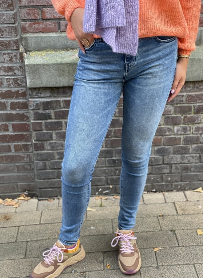 Circle pippa jeans whipped blue