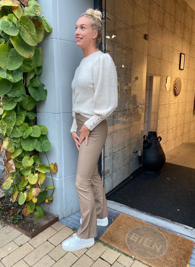 Knit-ted afke pants latte