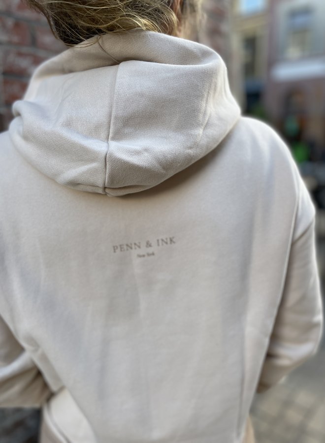 Penn&Ink W21T690 hoodie sandy/camel