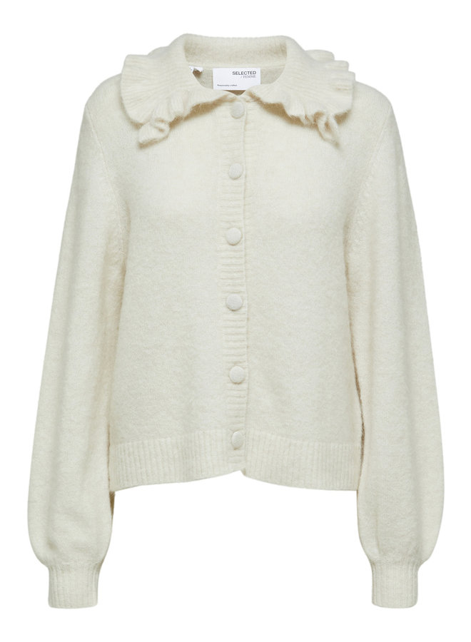 SF sia collar cardigan birch