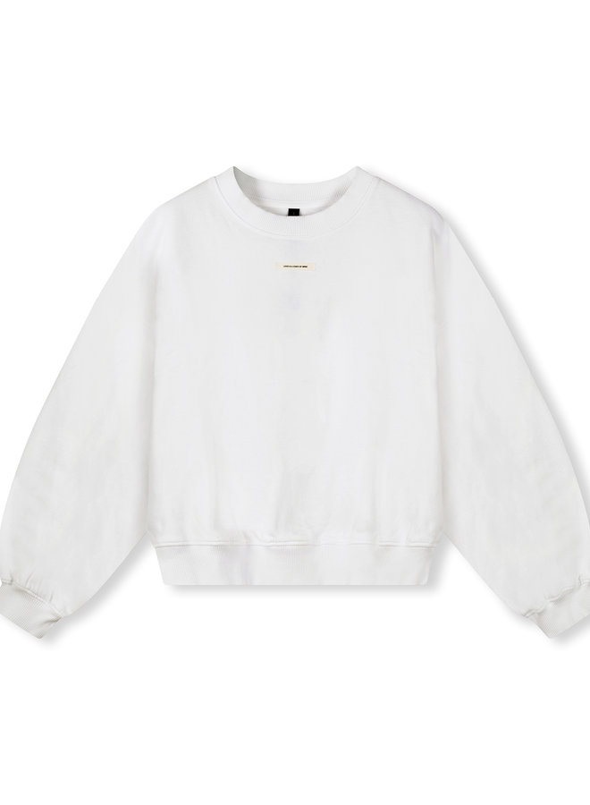 10DAYS cropped sweater white