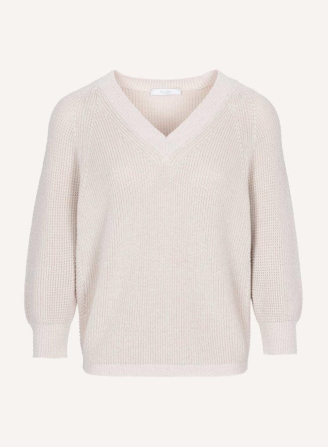 By Bar lune pullover chalk