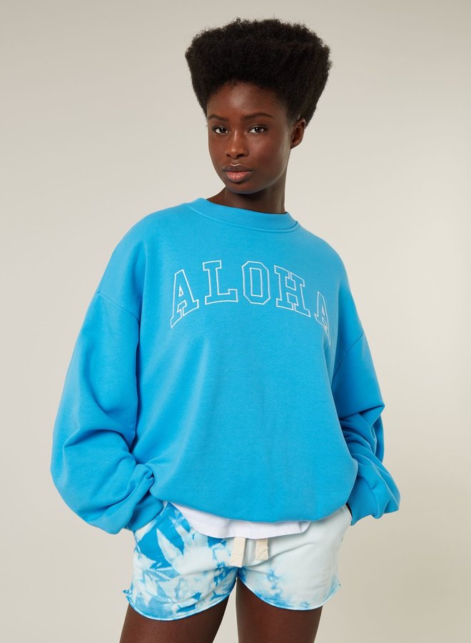 10days sweater aloha aqua blue