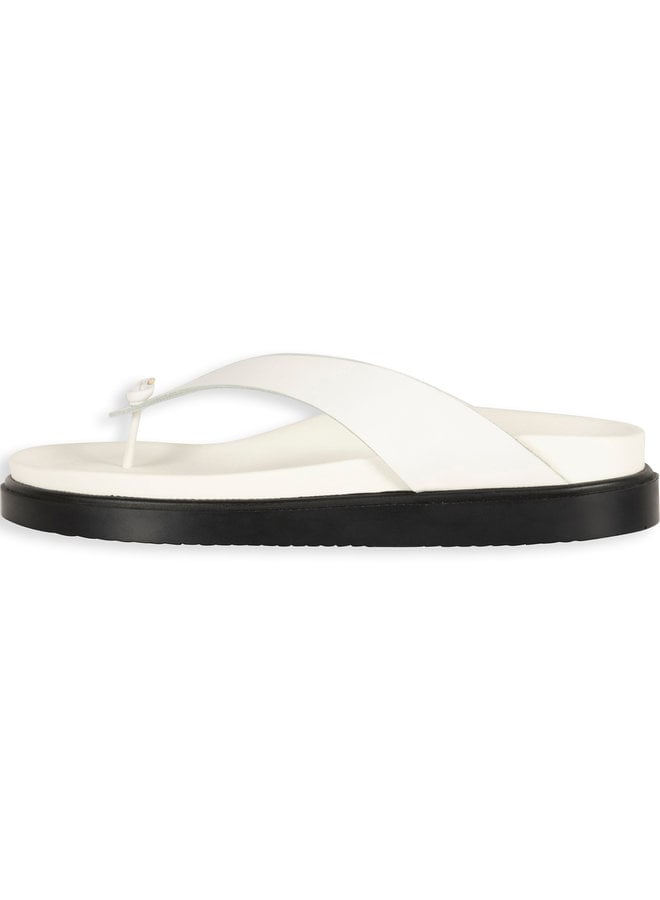 10days flip flops white