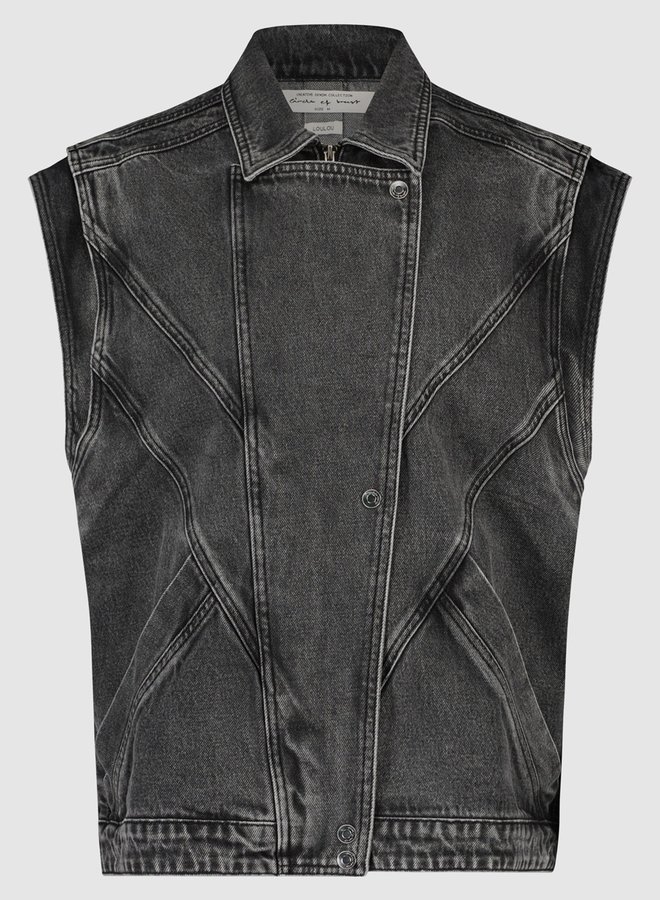 Circle Loulou dnm gilet grey