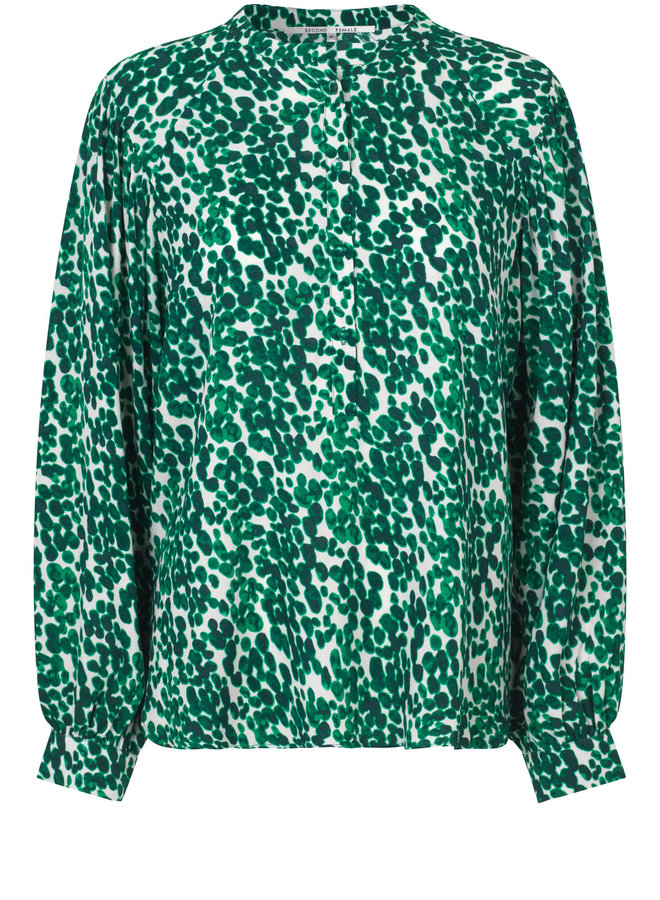 Second F. clover blouse green